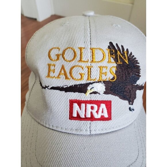 NRA Golden Eagles Embroidered Hats Mens Adjustable Strapback Baseball Caps (2) - Picture 11 of 16